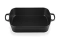 Le Creuset Signature Bratreine aus Gusseisen, für alle Herdarten und Backöfen, 37 cm, 6,6 Liter, Schwarz matt, 20184370000422