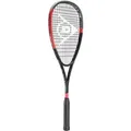 Dunlop Squashschläger Blackstorm Carbon 140g/kopflastig schwarz/rot - besaitet -