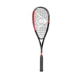Dunlop Squashschläger Blackstorm Carbon 140g/kopflastig schwarz/rot - besaitet