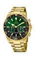 JAGUAR Hybrid Smartwatch Herren Edelstahl 316L Gold - 20 ATM, Analog, Musik, Schritte, Anrufe - J899/5