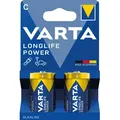 VAR LLP C 2X - Longlife Power, Alkaline Batterie, C (Baby), 2er-Pack