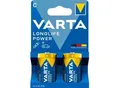 VARTA Batterien Longlife Power, Spannung 1,5 V, besonders langlebig, Baby C, 2 Stück
