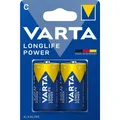 BATTERIE MEZZA TORCIA C 1.5V LONGLIFE POWER ALCALINA - 2PZ