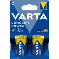 2 bis 18x VARTA Alkaline Batterie Longlife Power, Baby (C), 2er SPARE BIS ZU 60%