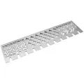 Grillrost.com BBQ Grillrost BBQ Warmhalterost LEX 485, Made in Germany silberfarben LEX485