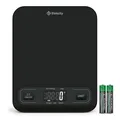 Etekcity Küchenwaage, Genauigkeit bis zu 1g, Küchenwaage Digital mit LCD-Display, Verbesserte Tasten, Tara-Funktion, Kitchen Scale zum Wiegen von Flüssigkeiten und Schmuck - 5KG - 1g -Schwarz
