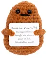 "Motivational Spud Plush Toy - Handcrafted Gift with Positive