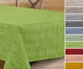 Wachstuchtischdecke rund oval eckig, Georginias Tischdecke abwischbar, Farbe und Größe wählbar (Eckig 140x140 cm Grün)