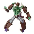 Transformers Bumblebee Cyberverse Adventures Battle Call Trooper-Klasse Wildwheel Figur, stimmenaktivierte Lichter