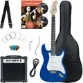 Rocktile Banger's Pack E-Gitarren Set, 8-teilig Blue