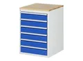 Rau Schubladenschrank Buche-Top und 6 x Schubl.-L 6x120mm (03-L5.16A-B.11)
