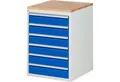 RAU Hängeregisterschrank Schubladenschrank 580x650x825mm B-Top-25mm 6xSchublade-TA lichtgrau/en