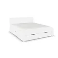 Rauch Möbel Flexx Bett Stauraumbett in Weiß mit 3 Schubkästen als zusätzlichen Stauraum Liegefläche 180 x 200 cm Gesamtmaße Bett BxHxT 185 x 90 x 209 cm