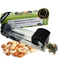 EKNA Mäuse Lebendfalle - 2X Ratten Falle - Ultrasensible Lebendfalle Ratte - Rattenfalle lebend - Ökologische Nagetierbekämpfung für Zuhause - Wiederverwendbar & hygienisch (2 Stück)