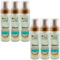 Garnier NATURAL BRONZER Selbstbräunungs Mousse 6 x 200ml - mit Kokos-Wasser