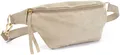 Elbsand Bauchtasche Umhängetasche, aus Leder, Brusttasche, Schultertasche, Crossbody Bag, sand