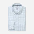 OLYMP Langarmhemd Businesshemd, kariert, Button-down-Kragen, comfort fit, formbeständig