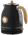 Wasserkocher mit Thermometer, Edelstahl, 1,7L, 2200W, KLAUSBERG KB-7907, schwarz