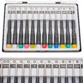 12 Präzision Schraubendreher Schraubenzieher Feinwerkzeug Torx Schlitz Kreuz Set