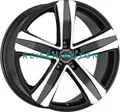 Mak Stone 5 gloss black 6.5x16 ET60 - LK5/160 ML65.1 Alufelge schwarz