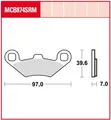 Sinterbremsbeläge Serie Srm Roller Trw Peugeot Metropolis 400 Mcb874
