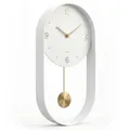 Moderne PendelWanduhr – dekorativer und einzigartiger Metallrahmen, mit 20,3 ...