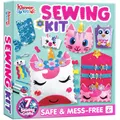 Klever Kits Nähset für Kinder ab 6,7,8,9,10+ Jahre,Bastelset für Anfänger mit 7 DIY Nähprojekten inklusive Einhorn Kissen,Schlüsselanhänger & Tasche,Geschenke Mädchen 6,7,8,9,10+ Jahre