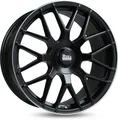 4x Alufelgen MAM GT1 MATT BLACK LIP POLISH 7,5x17 ET45 LK5 100 17 Zoll Felgen Al