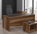 Arbeitszimmer Schreibtisch Holz Bürotisch Büro Möbel Design Chefschreibtisch