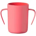 Tommee Tippee Easiflow 360° Becher, ab 6+ Monaten, mit Griffen und auslaufsicherem Ventil, Rot, BPA-frei