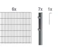 Doppelstabmatten-Set ALBERTS Typ 6/5/6 1200 x 100 cm anthrazit