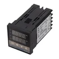 REX-C100 PID Temperaturregler 110-240V AC Digitaler Thermostat mit K-Typ Thermoelement SSR Relais für Heizung Inkubator Ofen 0-400°C