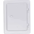 Firefix Kaminrevisionstür 230x290mm weiß Ersatztür für Kamine pulverbeschichtet