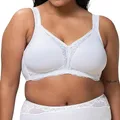 Triumph Damen Spitzen-BH Modern Lace+Cotton N, ohne Bügel, ohne Polsterung, Verstellbare Träger, 100A, Weiß