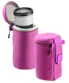 Navitech Lila Wasserdicht Kameraobjektiv Schutzhülle Tasche - Kompatibel Mit Dem Samyang AF 85mm f1.4 Lens