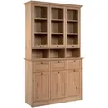 Livetastic Buffet, Eiche Artisan, Metall, 9 Fächer, 3 Schubladen, 120x200x40 cm, Küchen, Küchenmöbel, Buffetschränke