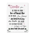 Postkarte DANKE SCHULZEIT Geschenk Erzieherin Abschied Kita