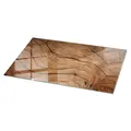 Gehärtet Glas Dekor Tischplatte Rechteckig Glastisch Stilvolles Waldmotiv 120x60