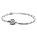 PANDORA Damen Armband mit Pavé-Kugelverschluss 590723CZ-16