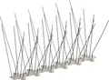 Sarei Taubenschutz Typ 2 Edelstahl 11 x 33,3 cm Vogelschutz Taubenabwehr Spikes