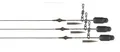 Fox Edges Naturals Heli-Clip Rigs - 3 Karpfenrigs, Tragkraft:30lb (13.6kg)