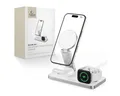 TECH PROTECT Tech Protect QI15W A47 MagSafe 3in1 Induktives Ladegerät Smartphone-Ladegerät