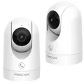 2 x Foscam R8M 8MP 4K WLAN PT Überwachungskamera mit Radarerkennung & Tracking