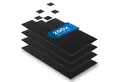 ECENCE Magnet 200x Magnet-Plättchen 20x20x1,2mm selbstklebend (200-St)