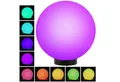 GreenBlue LED Solarleuchte GB165/GB167, Tuin Solar LED Lamp Balls 25 cm RGB
