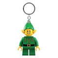 LEGO Iconic Elf Schlüsselanhänger LED-Taschenlampe Spielzeuge Geschenke für Kinder - 76 mm große Figur (KE181) - 2 CR2025 Batterien enthalten