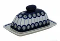 Bunzlauer Keramik Butterdose 19x11x8,6 cm für 100-125g Kräuterbutter Dekor 8