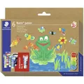 STAEDTLER® Noris® junior 881 Fingermalfarbe, Set mit 6 Fingermalfarben in