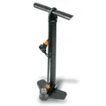SKS GERMANY AIR-X-Press 8.0 Standpumpe (Luftpumpe für alle Ventilarten, verlängerter Schlauch, Präzisionsmanometer, angenehmer Griff, max. Druck: 8 bar/115 PSI)