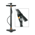 SKS 11285 Standpumpe Air X-Press 8.0 Multi-Valve, schwarz, mit Manometer, schwar